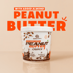 QuickFity High protein Peanut Butter Crunch with almond - 23gm Protein per serving, no palm oil, no added refined sugar.