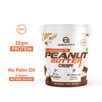 Quick fity Crispy Peanut Butter | 22g Protein, No Palm Oil, No Added Refined Sugar, quickfity peanut butter